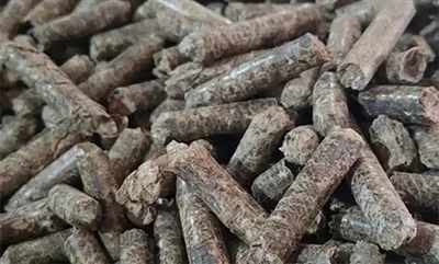 Egenskaper för bränsle för biomassapellets från palmskal